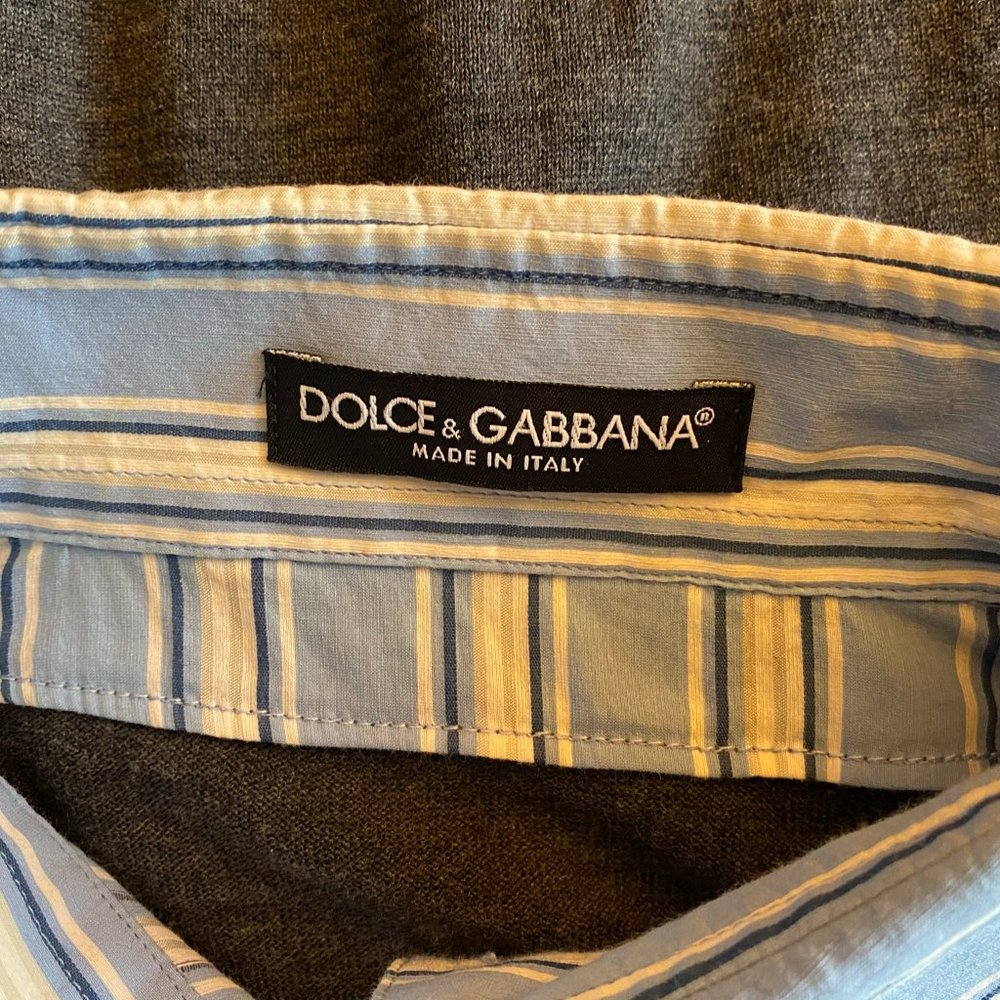 Dolce & Gabbana Virgin Wool Blend Overlay Sweater - image 6